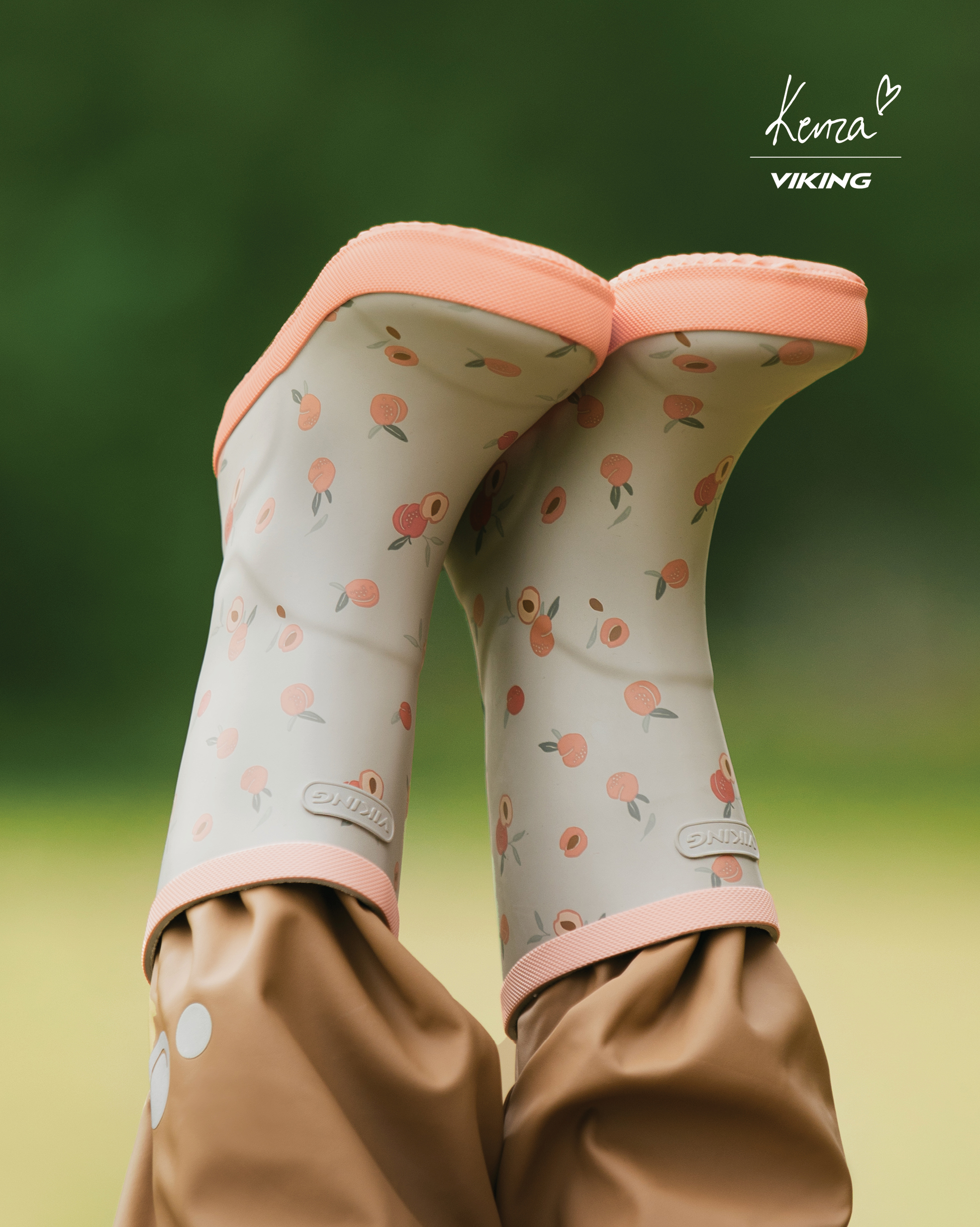 Kenza x Viking Rubber Boot Print